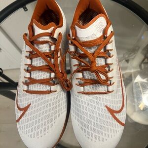 Nike White and Rust Athletic Shoes